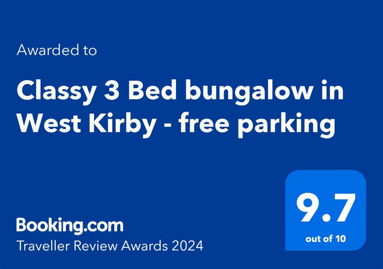 Cosy 3Bed Bungalow In West Kirby, Free Parking Frankby Экстерьер фото